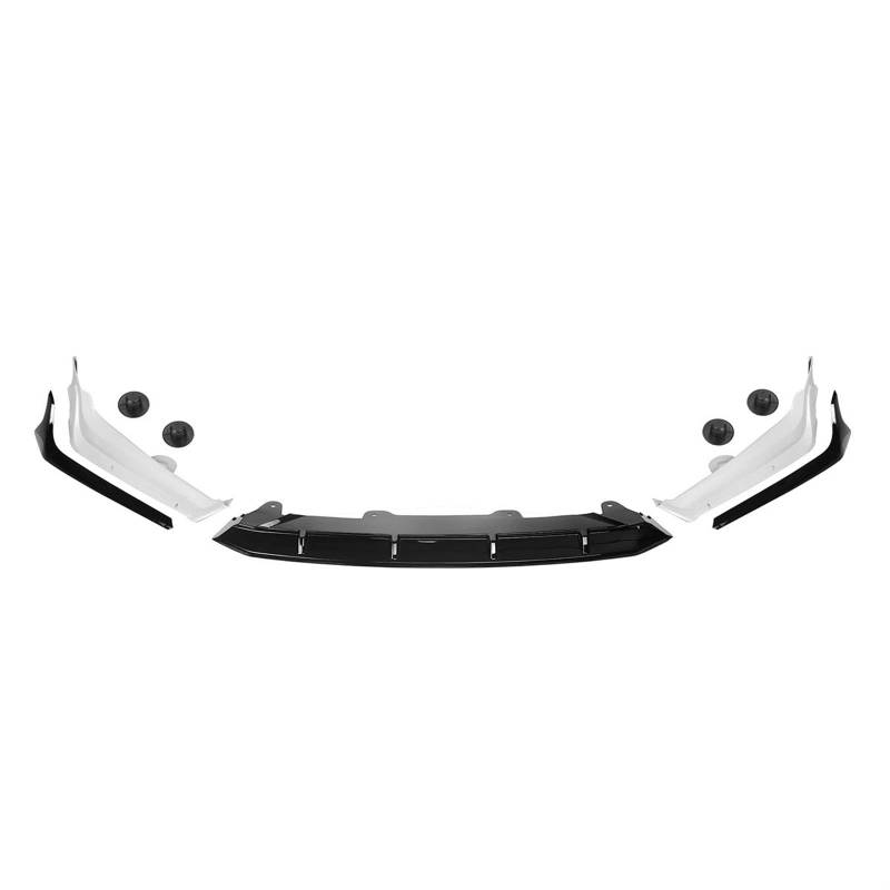 Stoßstangenlippensplitter 3X Frontstoßstange Lip Spoiler Splitter Surround Moulding Cover Trim Body Kit ACR Style, for Accord, 10. Generation 2018-2020(Black White) von VLZUNO