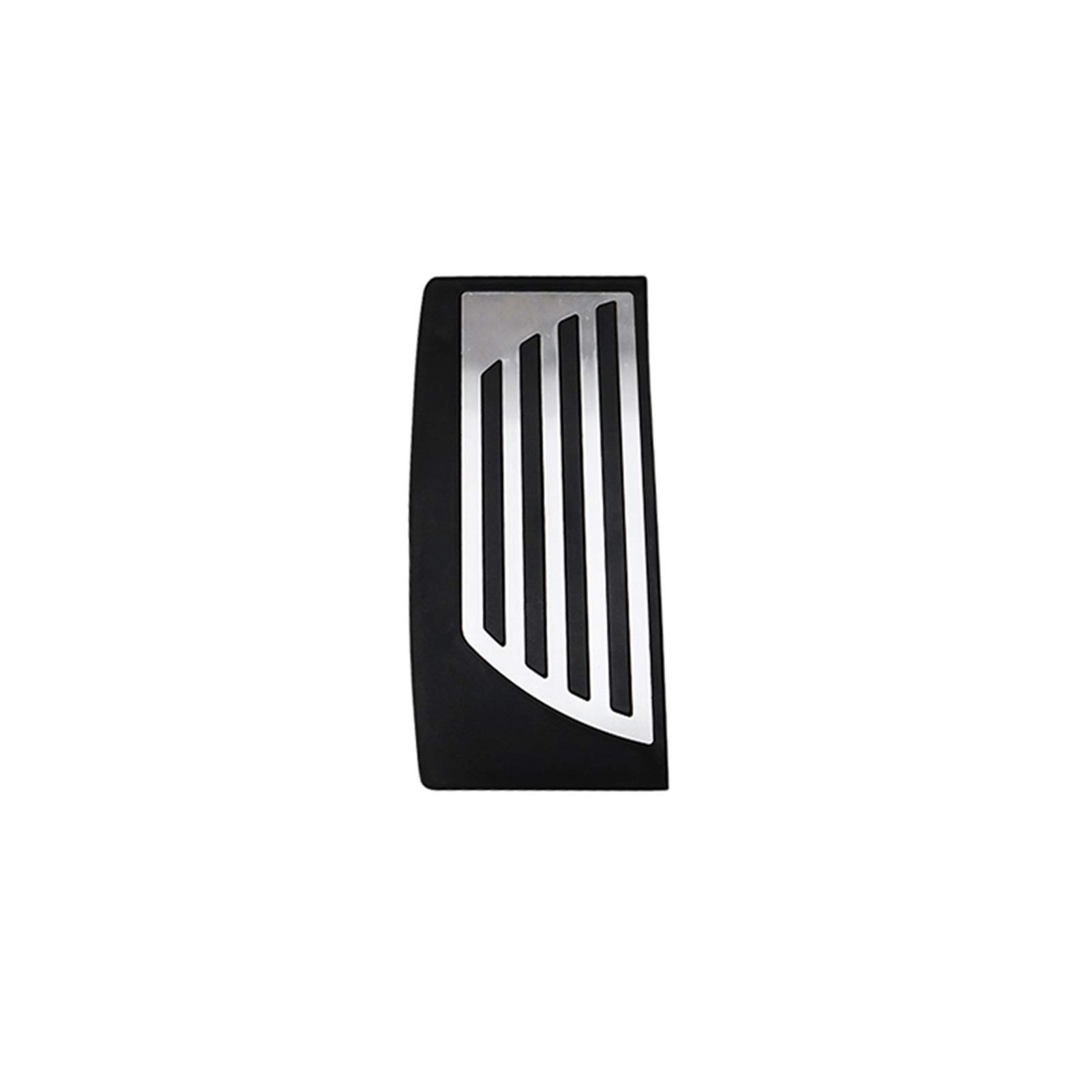 VLZUNO Aluminium Auto Gaspedal Bremspedal Fußstütze Pedalplattenabdeckung AT, for ALFA Romeo, Giulia Stelvio 2017 2018 Zubehör Auto-Fußpedale(Footrest Pedal 1pcs) von VLZUNO