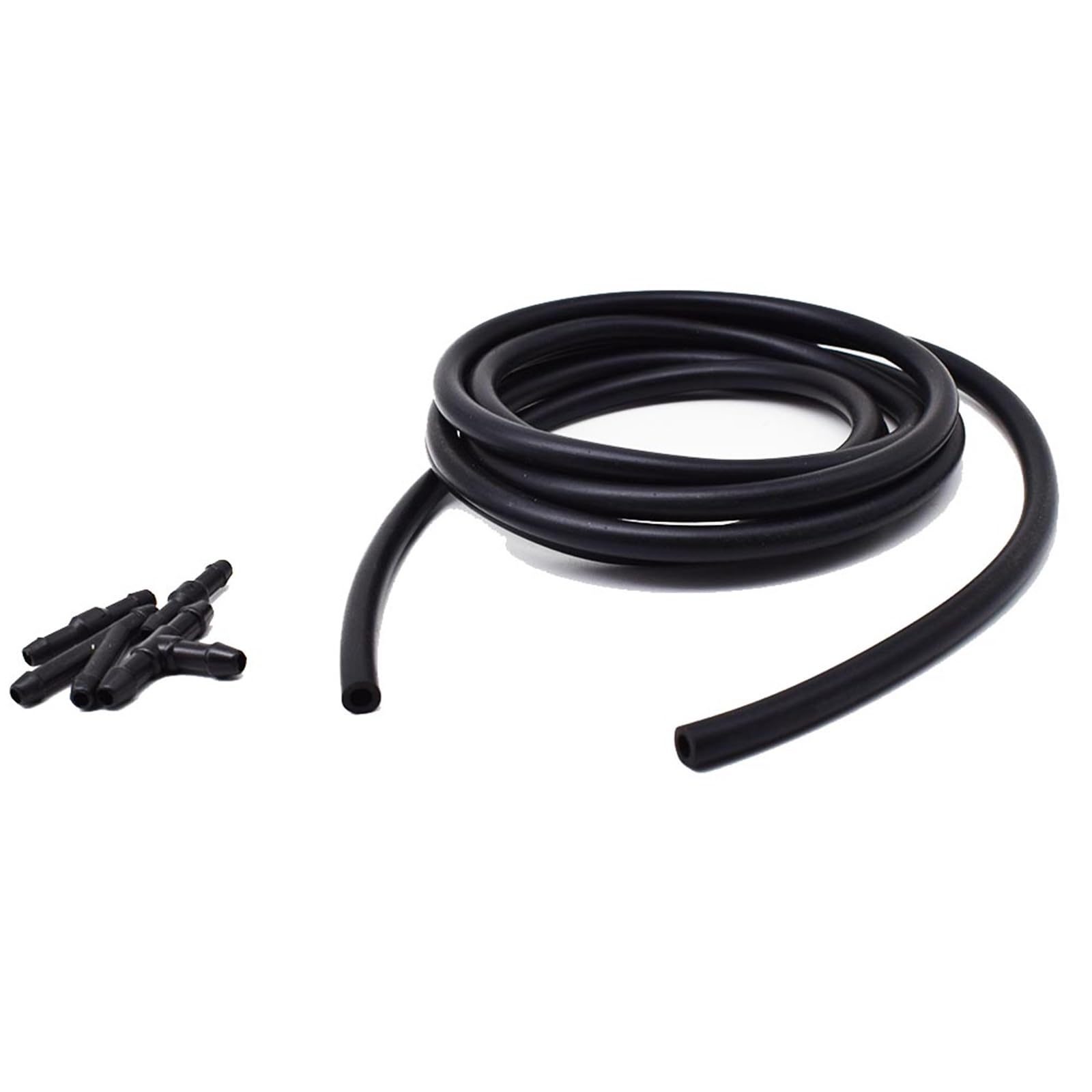 VLZUNO Erick's Wiper Universal 200 cm/2 m aus 3,5 mm EPDM, schwarz, for Scheibenwischer, Waschanlage, Strahlrohr, Schlauch, Gummi, automatische Pumpendüse Auto-Windschutzscheiben-Sprühdüse von VLZUNO