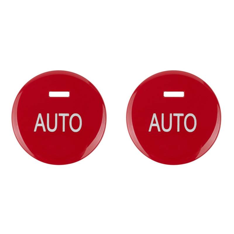 VLZUNO for BMW, 5 6 7 F01 F07 F10 F18 X5 Zierleiste für den Knopf einer Autoklimaanlage(Red,for F02 2010-2015) von VLZUNO