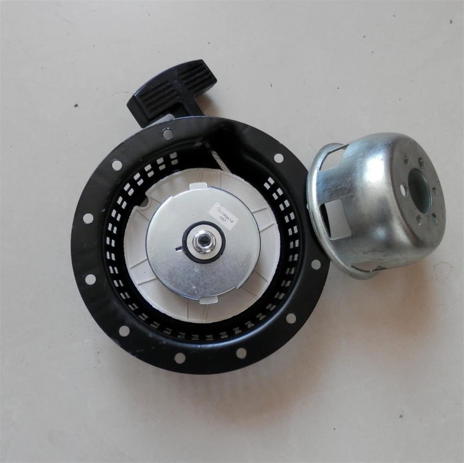 VMXGTF L40 Recoil Starter Cup, for YANMAR L48 211CC Öl Pull Start Cover Feder Seil Griff Griff Montage PINNE Austausch des Rücklaufstarters für Rasenmäher(Starter and Claw) von VMXGTF