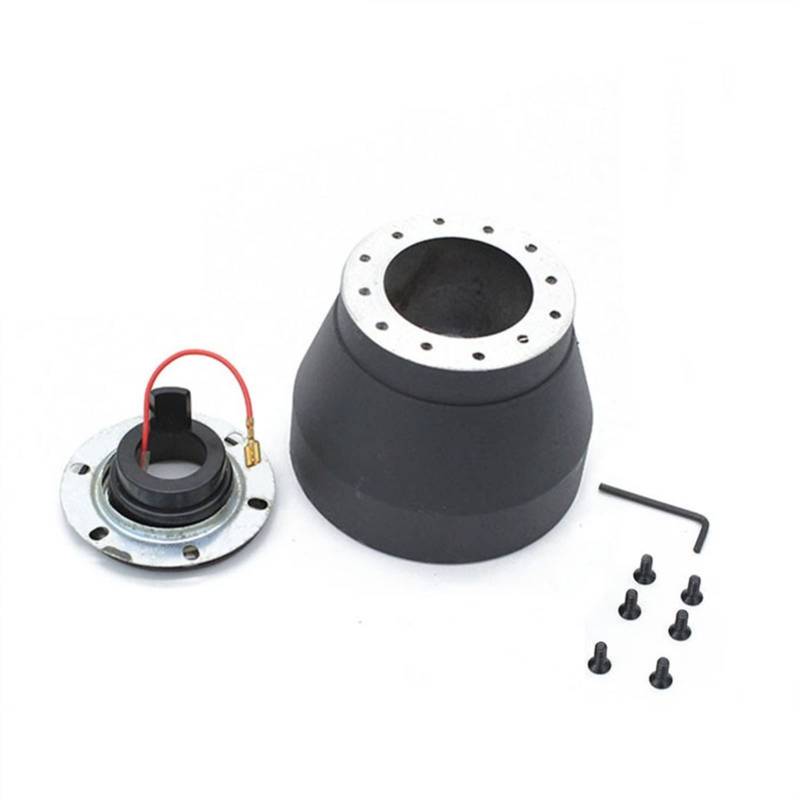 VMXGTF Schwarzes Racing Lenkradnabenadapter-Kit, for, E30 325 Lenkrad-Entriegelungsadapter von VMXGTF