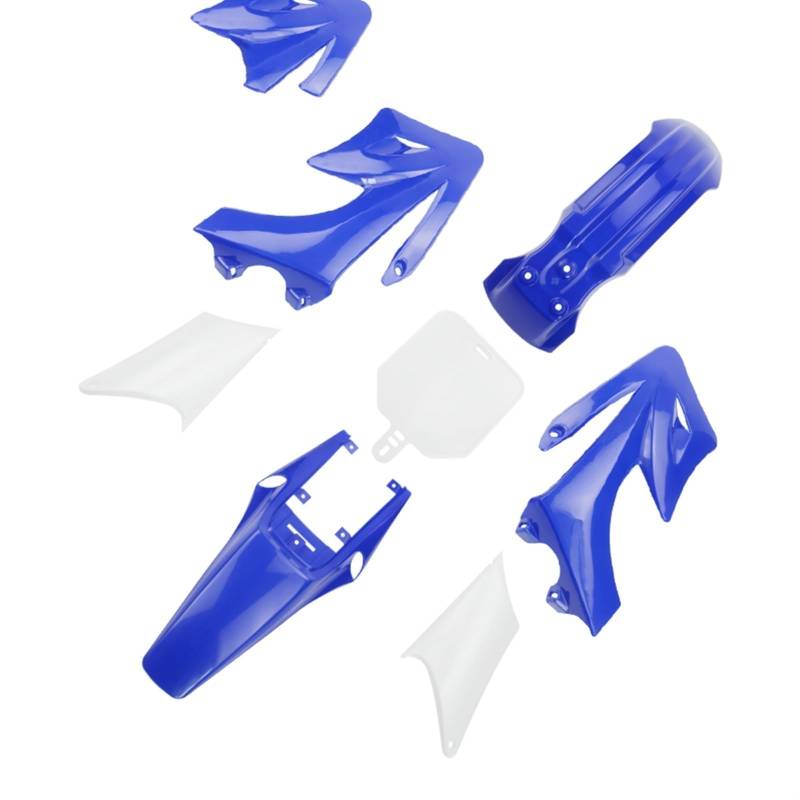 VMXGTF for Apollo, for Orion Kunststoff Verkleidung Body Kits Vorne, for Apollo, for Orion 70CC 110CC 125CC 150CC Dirt Bike Pit Bike Motorrad Fahrzeug-Kotflügelsatz(Blue) von VMXGTF