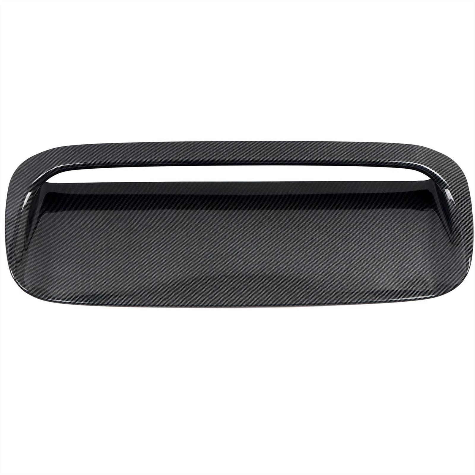 VNABIA Ansaugschaufel Turbo Kompatibel Mit Subaru Für WRX Für STI 2015 2016 2017 2018 Autozubehör Carbon-Faser-Stil Front Hood Scoop Vent Cover Bonnet Trim von VNABIA