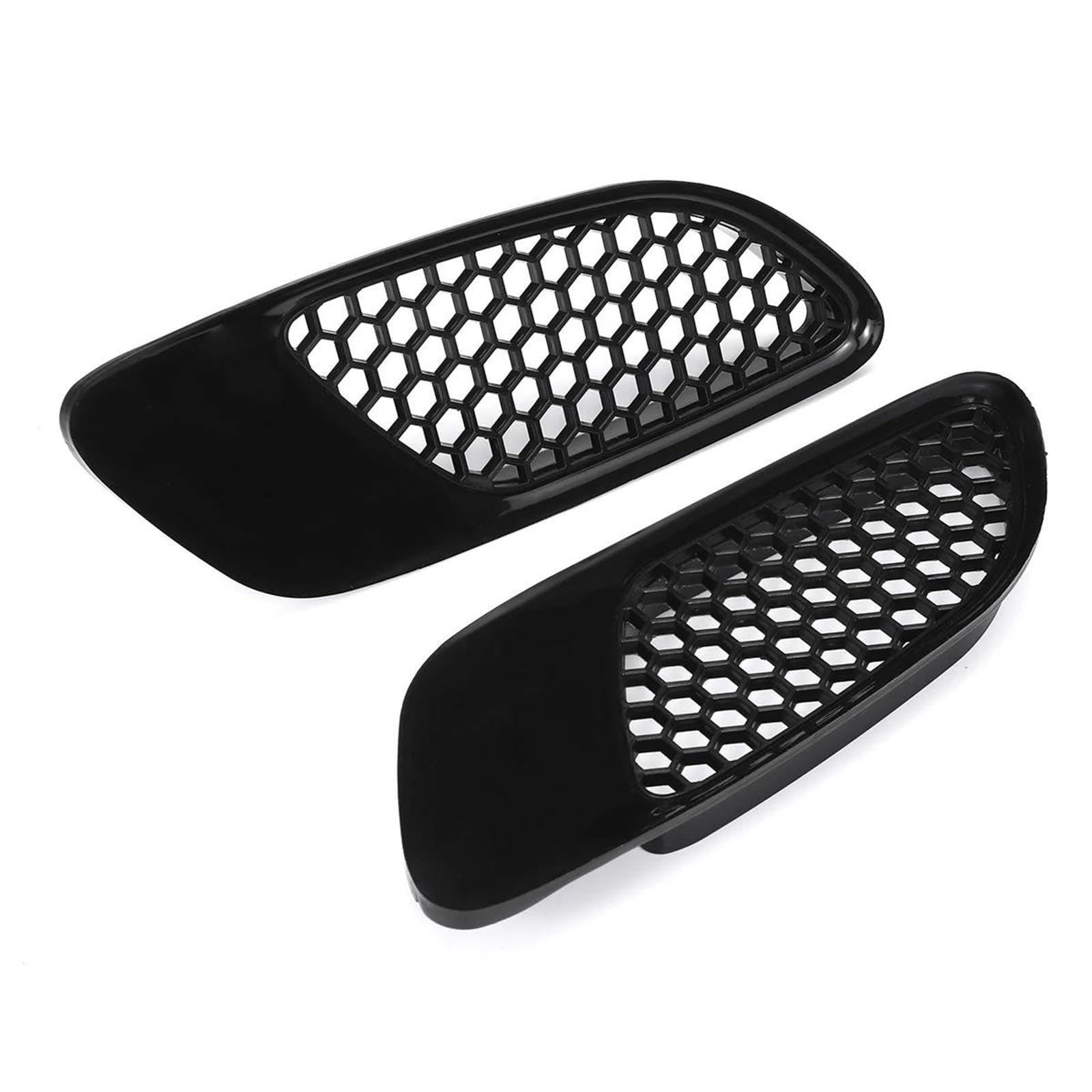 VNABIA Ansaugschaufel Turbo Kompatibel Mit VW Für Golf 6 7 MK6 MK7 Für GTI Für GTD R Auto Motorhaube Entlüftungslamellen Air Scoop Bonnet Vent Cover Lufteinlassabdeckung(Glossy Black) von VNABIA