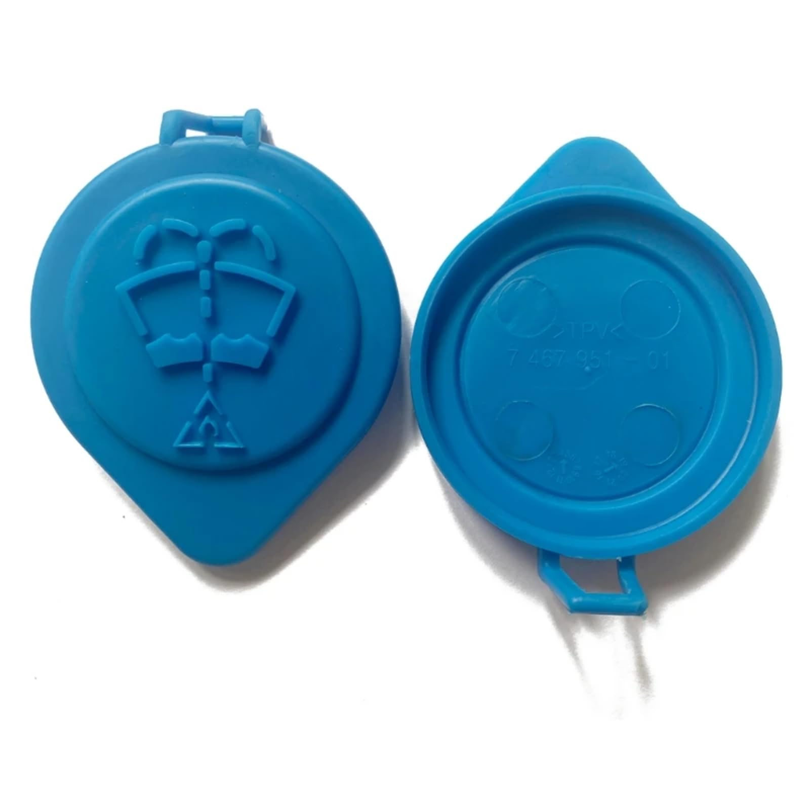 VNABIA Wischwasserbehälter Kappe Kompatibel Mit 1 2011 Scheibenwischer-Waschflüssigkeitsbehälter-Abdeckung Wassertank-Flaschendeckeldeckel OEM: 61661379054(Blue,2 Pcs) von VNABIA