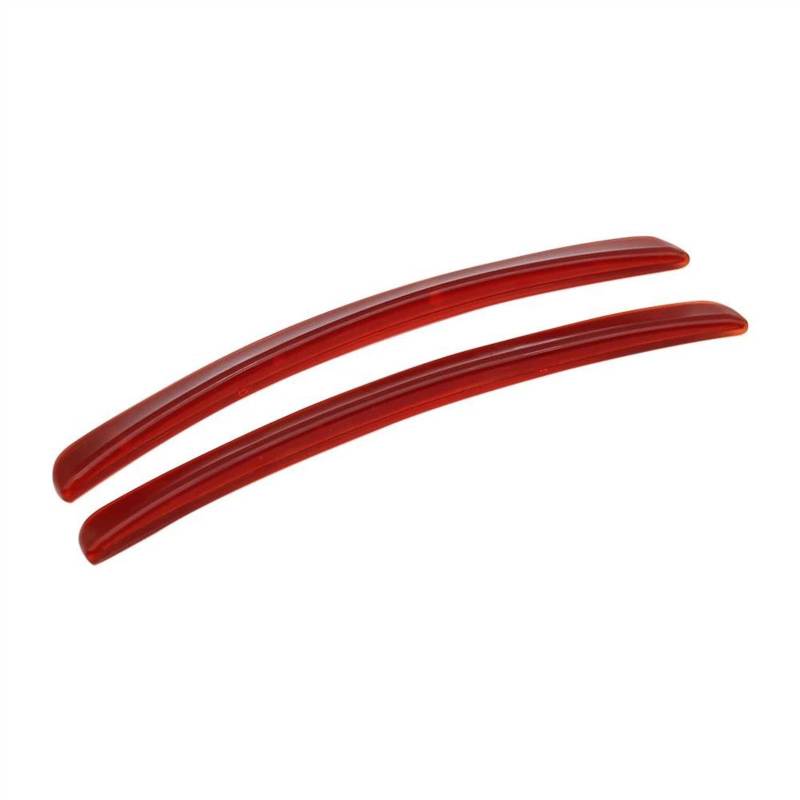 Universal Auto Fender Flare Arch Schutzaufkleber Lüftungsschlitze Schutzabdeckung Streifen Schmutzfänger Autozubehör(Rot) von VNRQJLSN