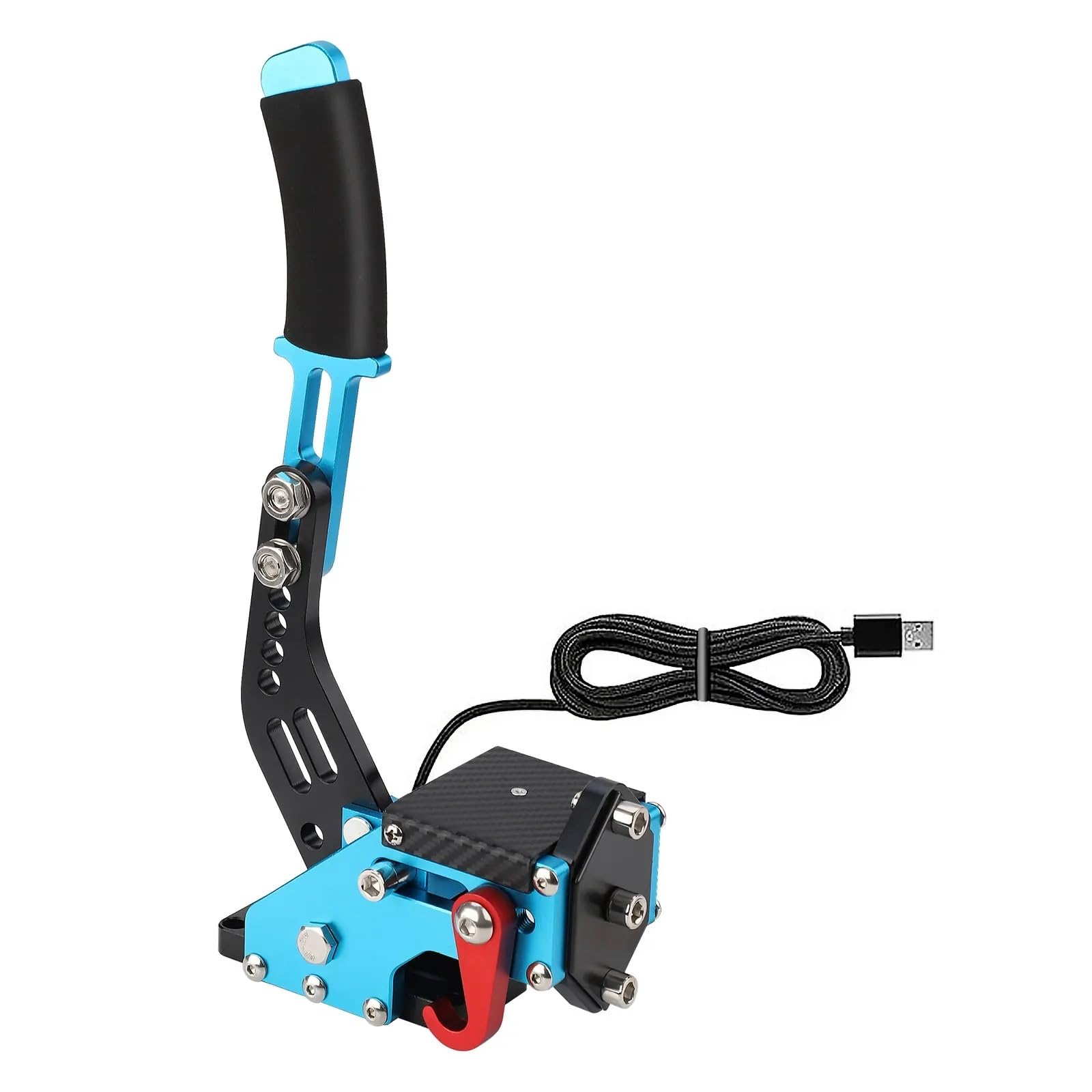 VNSMM Bremssattel Für Rally G29/G27/G25 USB Fit ForLogitechBrake System Handbremse/Drift Adapter Board Für PC Halle Sensor SIM300 T500 Auto Bremskolben(Blue) von VNSMM