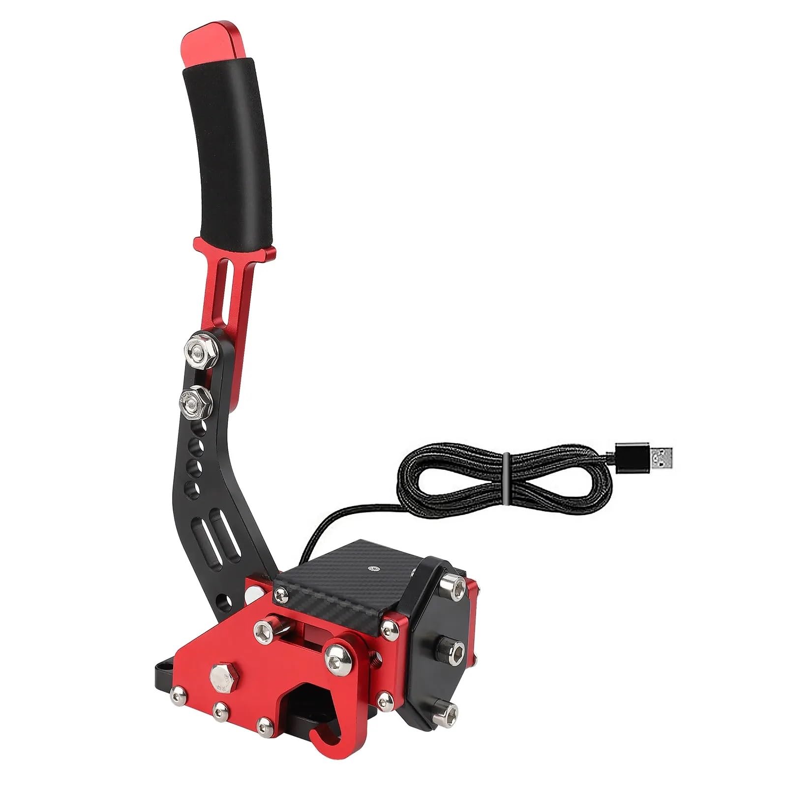 VNSMM Bremssattel Für Rally G29/G27/G25 USB Fit ForLogitechBrake System Handbremse/Drift Adapter Board Für PC Halle Sensor SIM300 T500 Auto Bremskolben(Red) von VNSMM