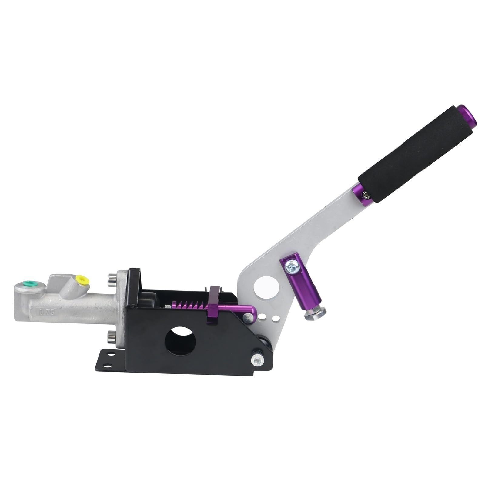 VNSMM Bremssattel Universal Racing Hydraulische Drift Handbremse Elektronische Bremse Handbremse Vertikal Horizontal Grip Auto Bremskolben(Purple) von VNSMM