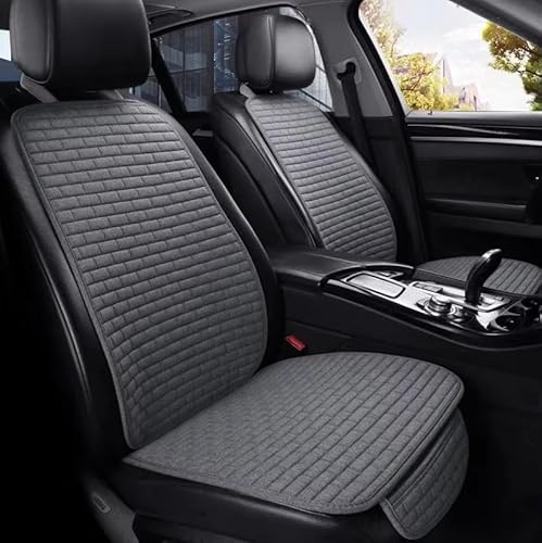 VNUNMALC Auto Sitzkissen Sets Für Volvo XC40 XC60 XC70 XC90 5seats 2007-2023, 5-Sitzer Sitzbezüge Sitzauflagen, Allwetter Bequemer Atmungsaktiv rutschfest Schonbezüge Zubehör,A/Gray von VNUNMALC