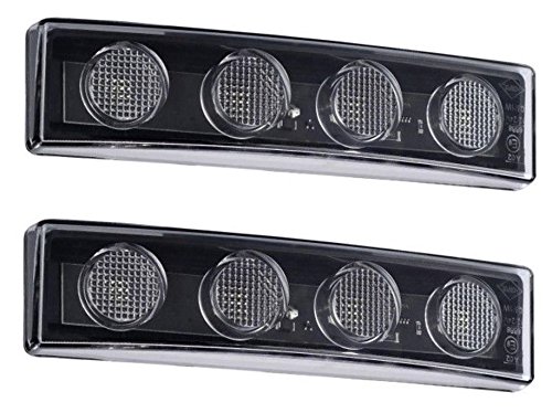 2x Dachkabine Weiß Sonne LED Visier Lichter für Scania G P R T 12V 24V E-geprüft OEM ersetzen 1798980 1910438 von VNVIS