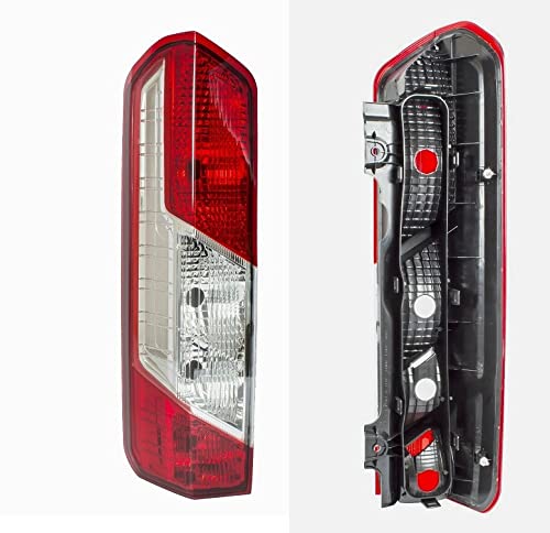 VNVIS Rücklichtlinse für Ford Transit MK8 2014+, LED, Rot, klar, E-Prüfzeichen, Pkw, Van, Rückleuchten von VNVIS