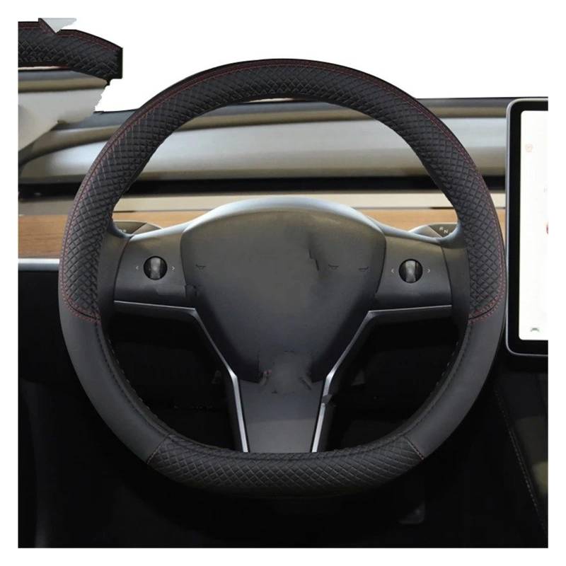 Auto Lenkrad Bezug Für BYD Für Dolphin Für Dichtung Für Tang Für Yuan Für Plus Auto Lenkrad Abdeckung Nicht-Slip Auto Zubehör Lenkrad Abdeckung(Black) von VOALVT