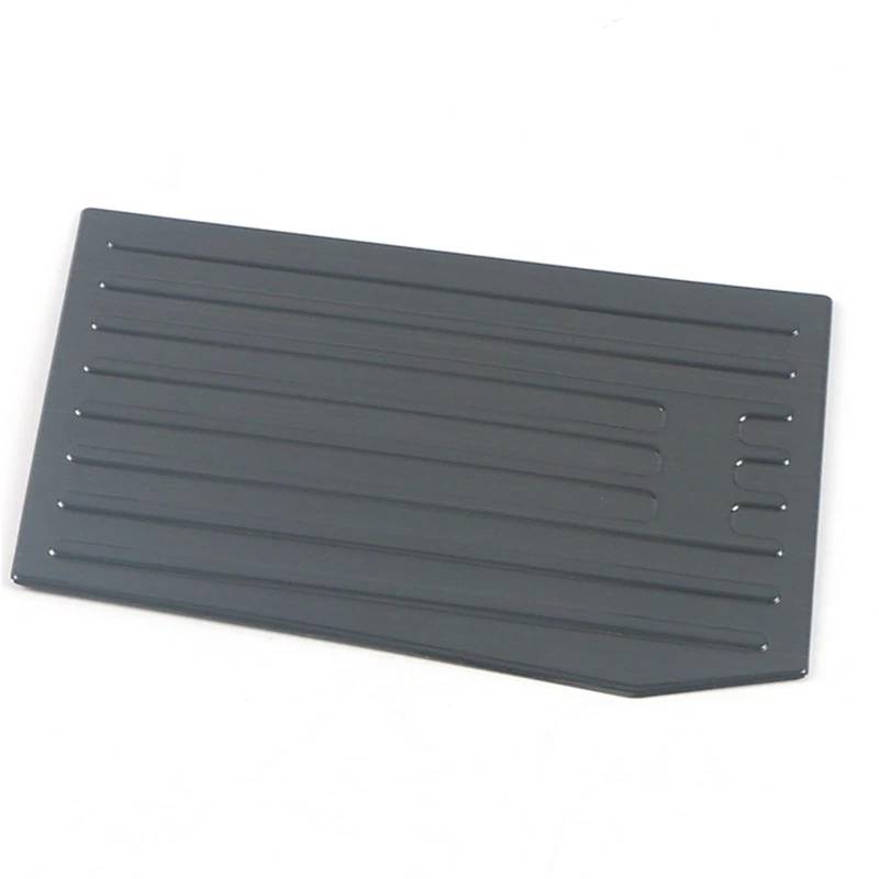 Auto Pedale Abdeckung Für Hyundai Für Tucson NX4 2021 2022 2023 2024 Auto Kraftstoff Beschleuniger Bremse Fuß Rest Pedal Nicht-Slip Pad Zubehör Edelstahl Fußstütze Bremse(Footrest Black 1pcs) von VOALVT