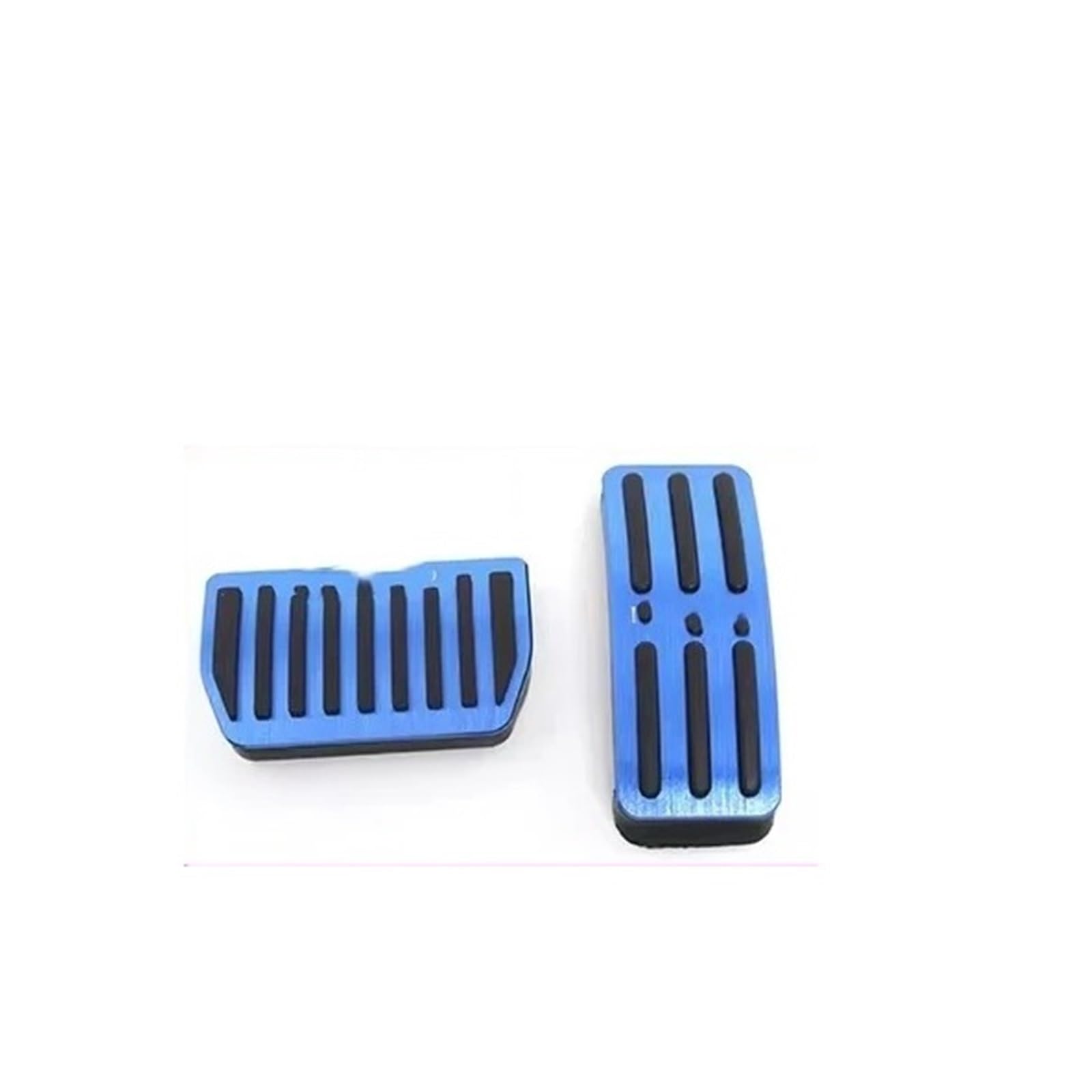 Auto Pedale Abdeckung Für Lynk & Co 08 Für EMP Gaspedal Bremspedal Pad Edelstahl Aluminiumlegierung Matten Innenzubehör Auto Fußpedale Edelstahl Fußstütze Bremse(Blue 2pcs) von VOALVT