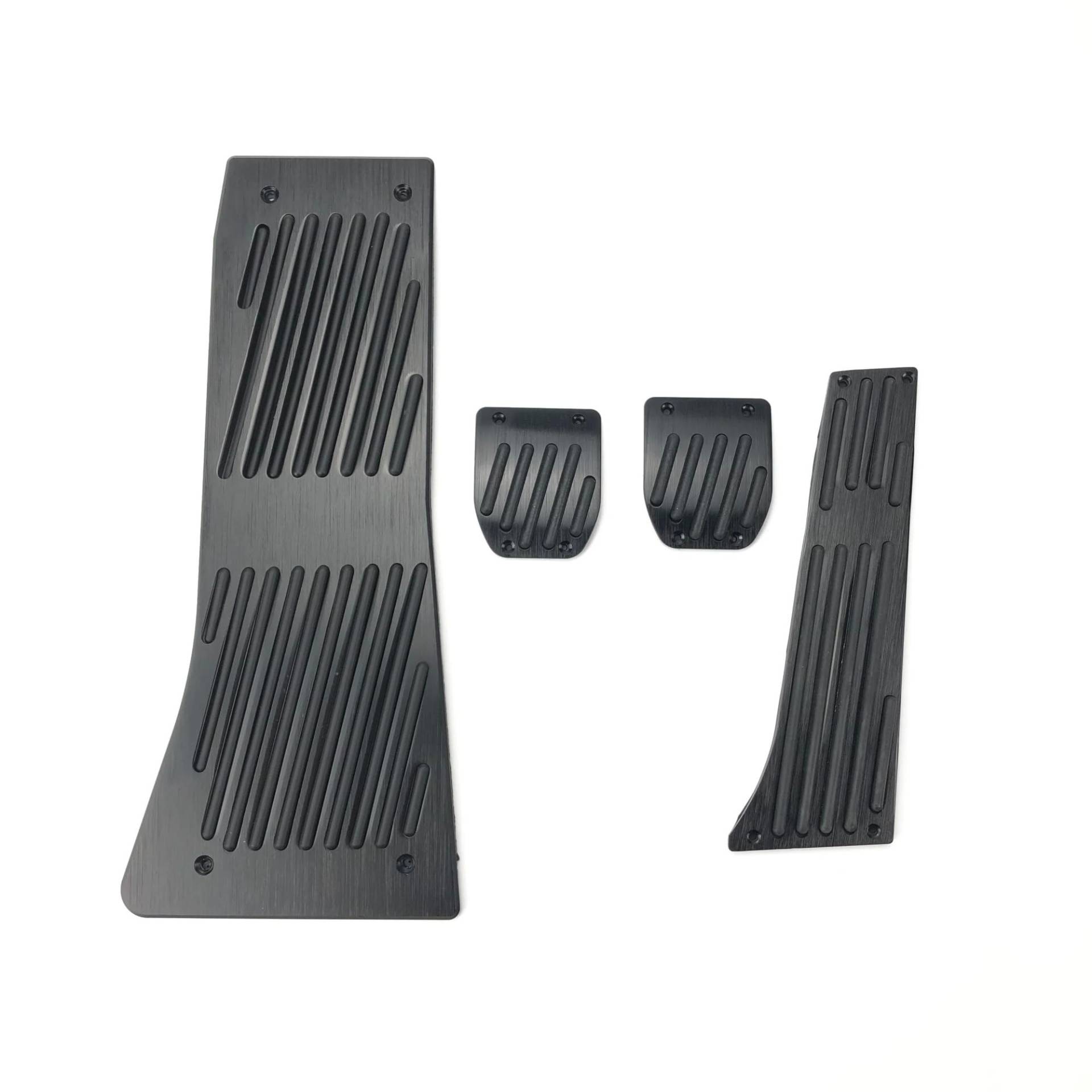 Auto Pedale Abdeckung Für X5 Für X6 E53 E70 E71 E72 F15 F16 Accelerator Gas Brems Fußstütze Pedal Abdeckung Pad Auto-Styling Zubehör Edelstahl Fußstütze Bremse(Drill MT 4pcs Black) von VOALVT