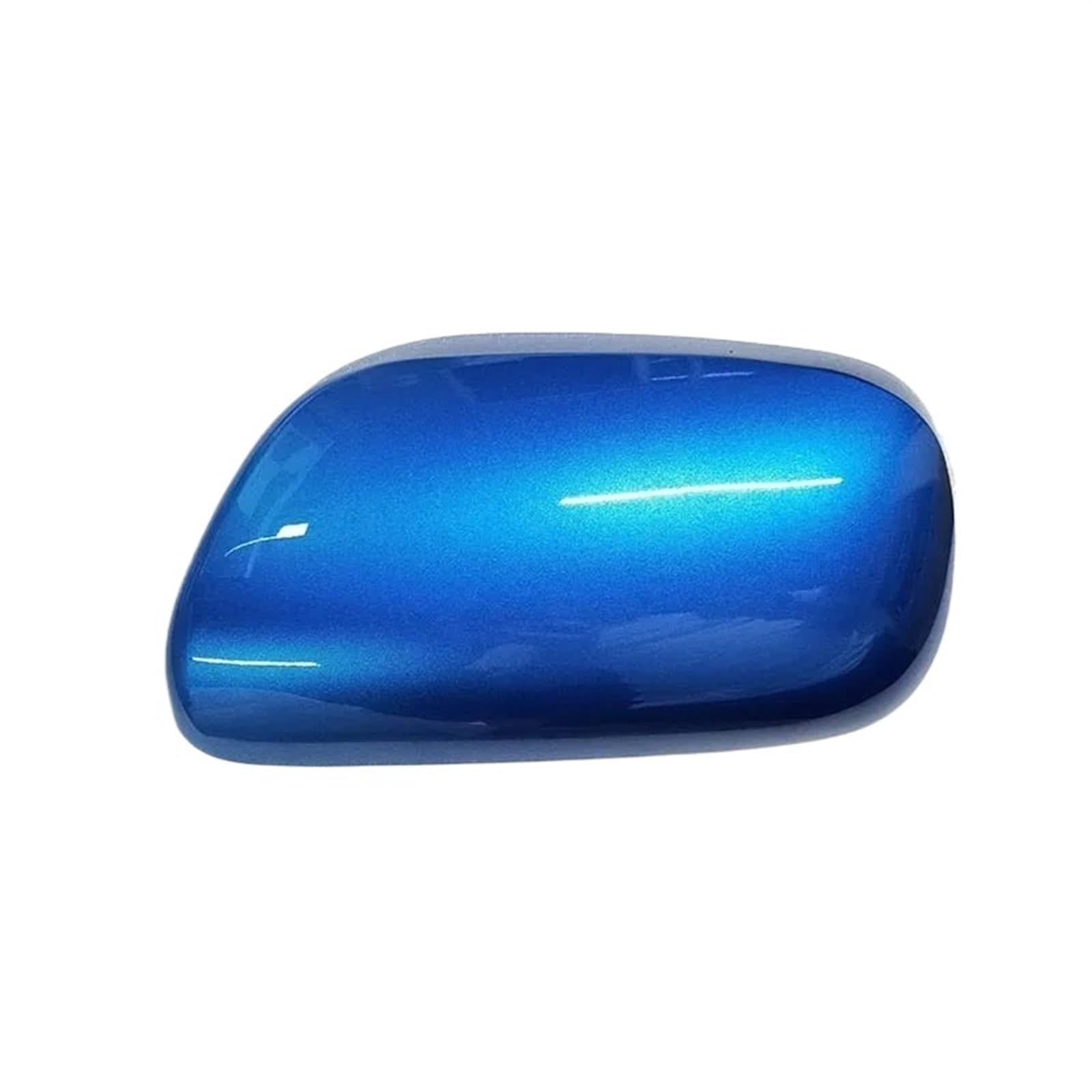 Auto Rückspiegel Abdeckung Für Toyota Für Yaris 2006-2011 Rückspiegelabdeckung Rückspiegelschale Spiegelgehäuse Gehäuse Autozubehör Rückspiegelkappe(Blue metallic Left) von VOALVT