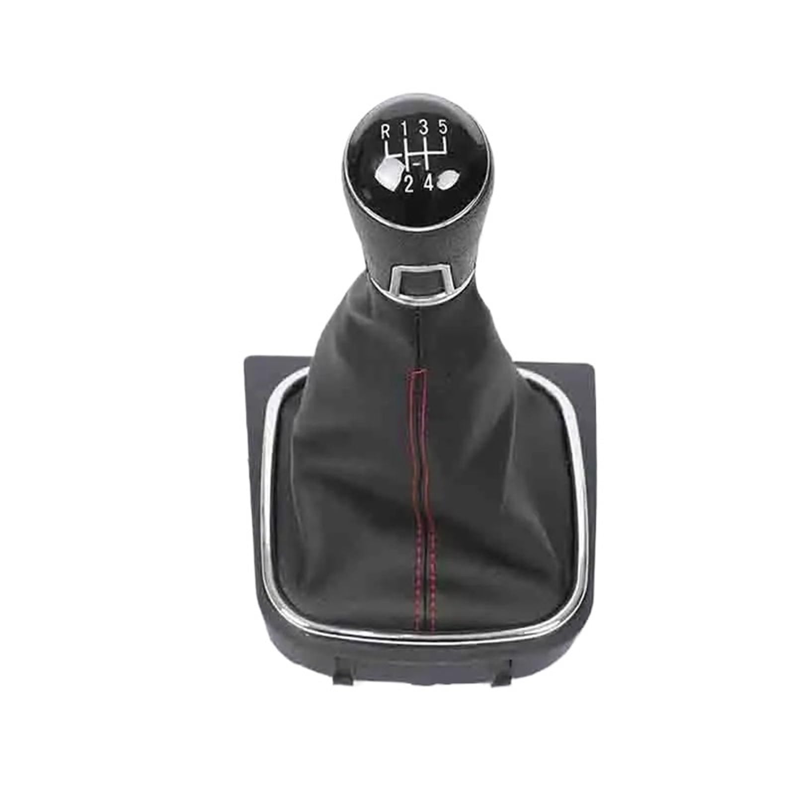 Auto Schaltknaufabdeckung Für VW Für Golf Für Rabbit Für Jetta MK5 MK6 2004-2014 Auto 5 6 Gang Schalthebel Schaltknauf Boot Schalthebel Abdeckung(5 Speed Style 2) von VOALVT