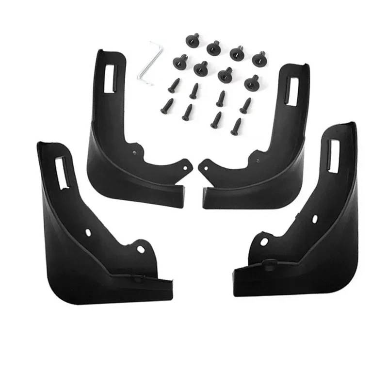 Auto Schmutzlappen Für Tesla Für Modell Für Y 2021 2022 Schlamm Flaps Splash Guards Kotflügel Vorne Hinten Kotflügel Schutz Auto Spritzschutz(4pcs) von VOALVT