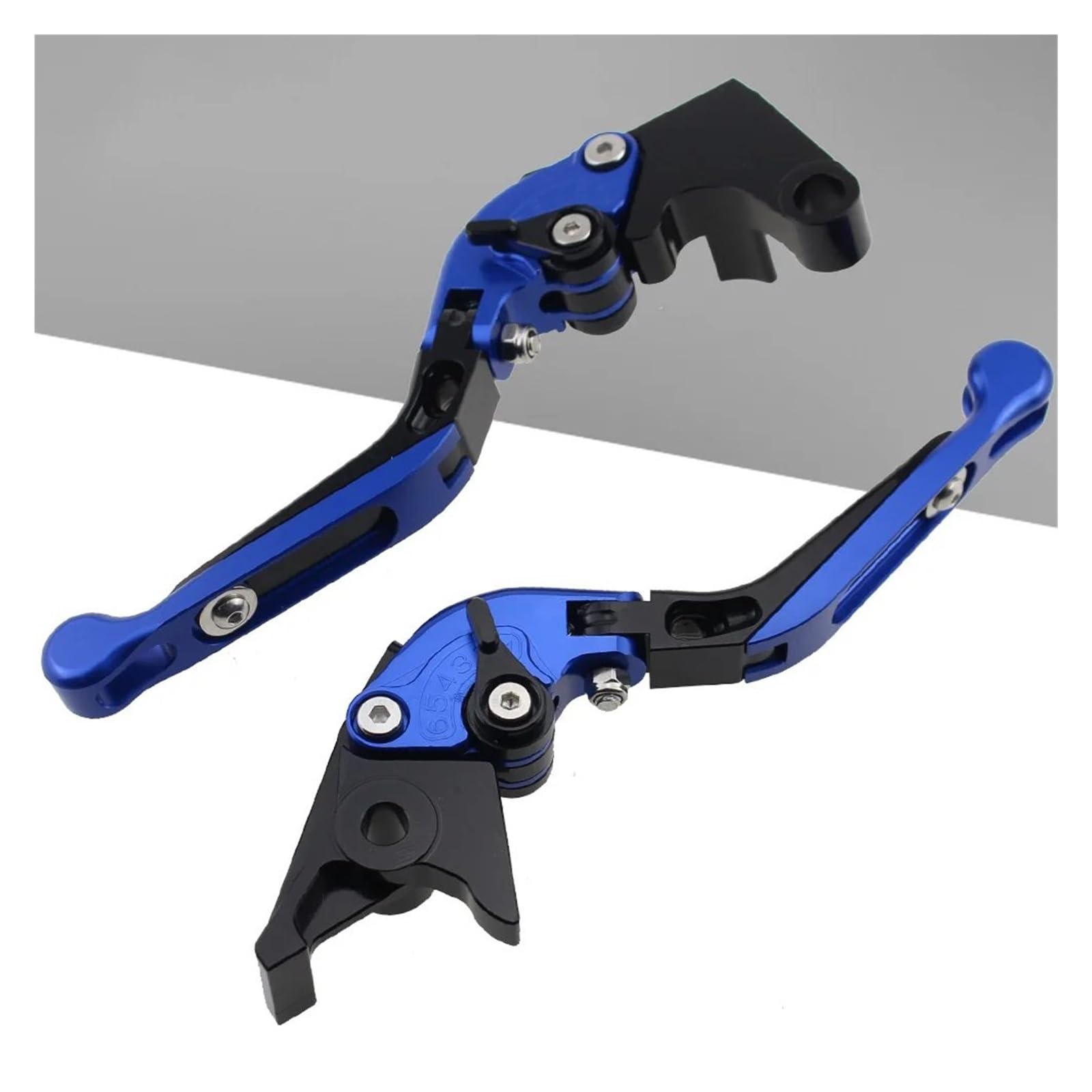 Für CBR 1100XX 1997-2007 Motorradzubehör CNC-Aluminium-Klapp-Ausziehbare Bremskupplungshebel Motorrad Brems Kupplungshebel(Blue) von VOALVT