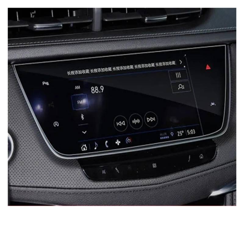 Für Cadillac Für XT5 Für XT6 Für XT4 CT4 CT5 CT6 2016-2020 Auto GPS-Navigationsfilm LCD-Bildschirm Gehärtetes Glas Schutzfilm Kratzfest Navigation Glas Displayschutzfolie(X6) von VOALVT