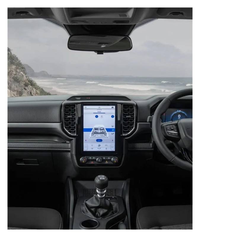 Für Ford Für Ranger Für XLT Für Sport 2022 2023 10,1 Zoll Auto-GPS-Navigations-Center-Bildschirm Innenausstattung Schutzfolie Aus Gehärtetem Glas Navigation Glas Displayschutzfolie von VOALVT