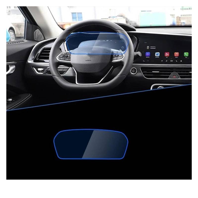 Für Geely Für Tugella FY11 2019 2020 Autonavigationsinstrumentenfolie Passend Für Vollbildschutz Aus Gehärtetem Glas Zubehör Navigation Glas Displayschutzfolie(for Instrument) von VOALVT