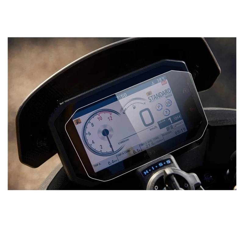 Für XL750 Für Transalp 2023 Motorrad Scratch Cluster Bildschirm Dashboard Schutz Instrument Film Zubehör Displayschutzfolie Armaturenbrett Ihres Motorrads(4 Sets) von VOALVT