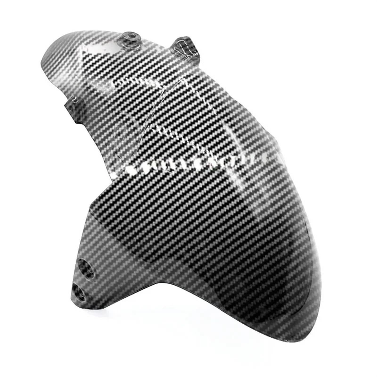 Motorrad Kotflügel Für MT-09 SP Für MT-09 2021 2022 2023 Vorderreifen Hugger Fender Kotflügel Motorrad Rad Spritzschutz Zubehör Schutzblech Kotflügel(Carbon Fiber Look) von VOALVT