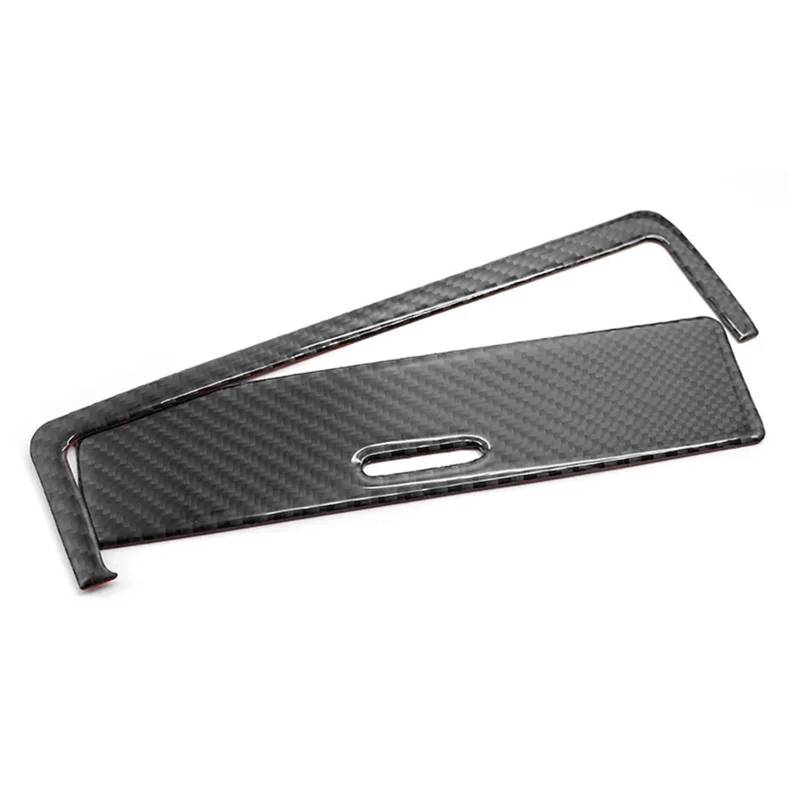 PanelMittelkonsole Für 3er E46 1998-2003 2004 2005 Auto Carbon Fiber Center Control Panel Gangschaltung Zigarettenanzünder Abdeckung Aufkleber Trim Auto Konsolenrahmen(Gear Shift Cover) von VOALVT