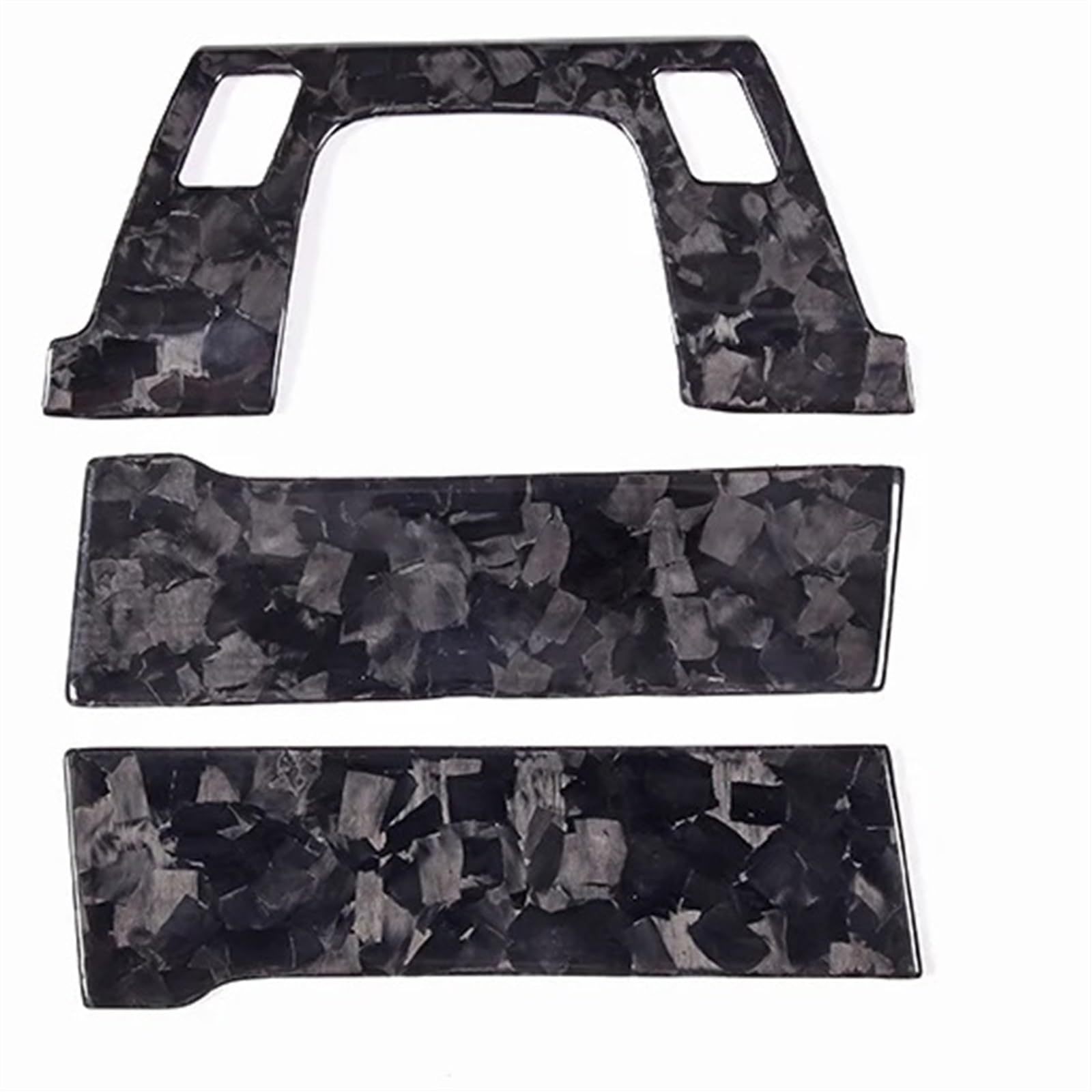 PanelMittelkonsole Für 911 Für 992 2019-2022 Real Carbon Fiber Auto Zentrale Steuerung Sitz Einstellung Schalter Panel Abdeckung Aufkleber Zubehör Auto Konsolenrahmen(Forged Pattern) von VOALVT