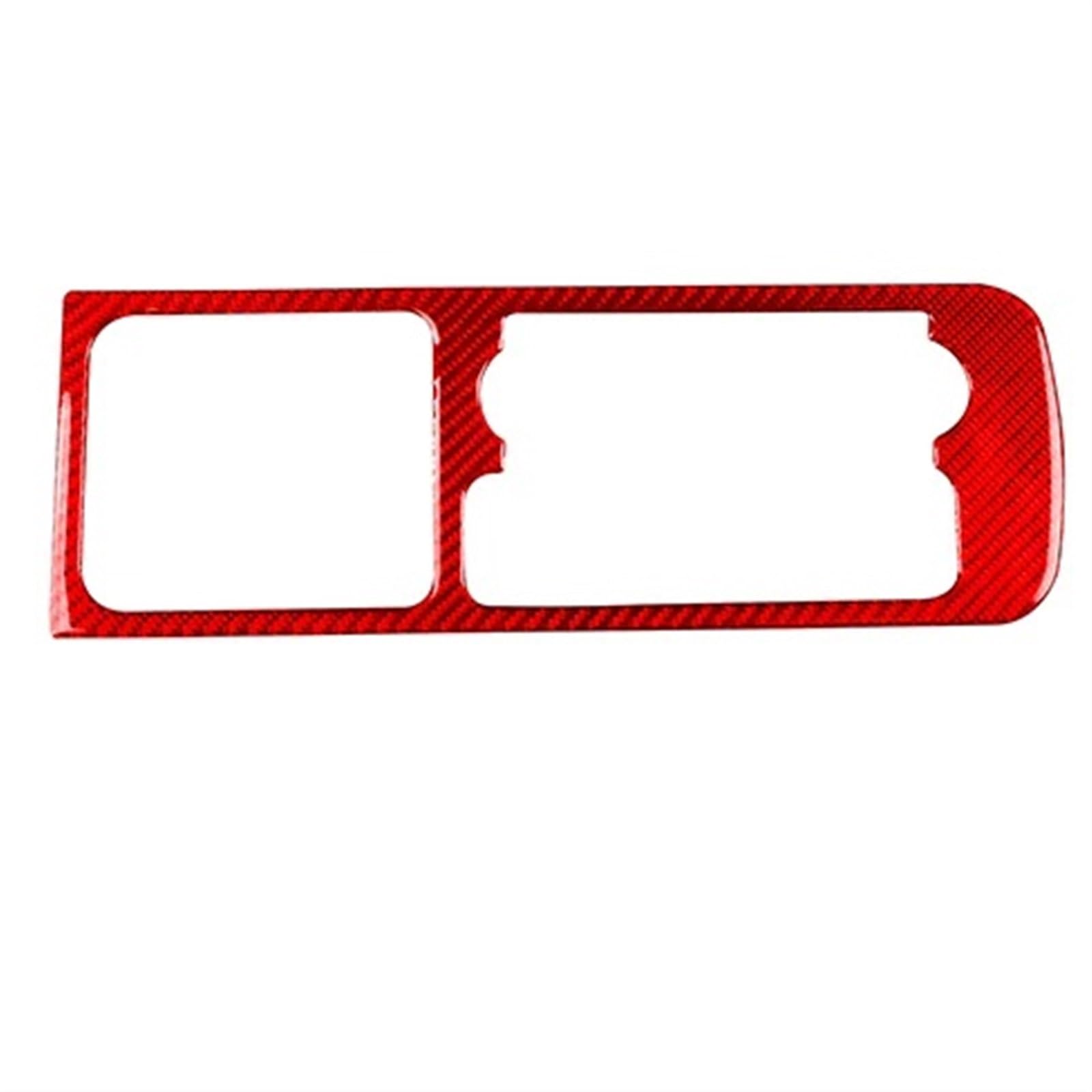 PanelMittelkonsole Für Civic 2001 2002 2003 2004 2005 Zubehör Carbon Fiber Auto Innen Zentrale Getriebe Lagerung Panel Trim Aufkleber Auto Konsolenrahmen(Red) von VOALVT