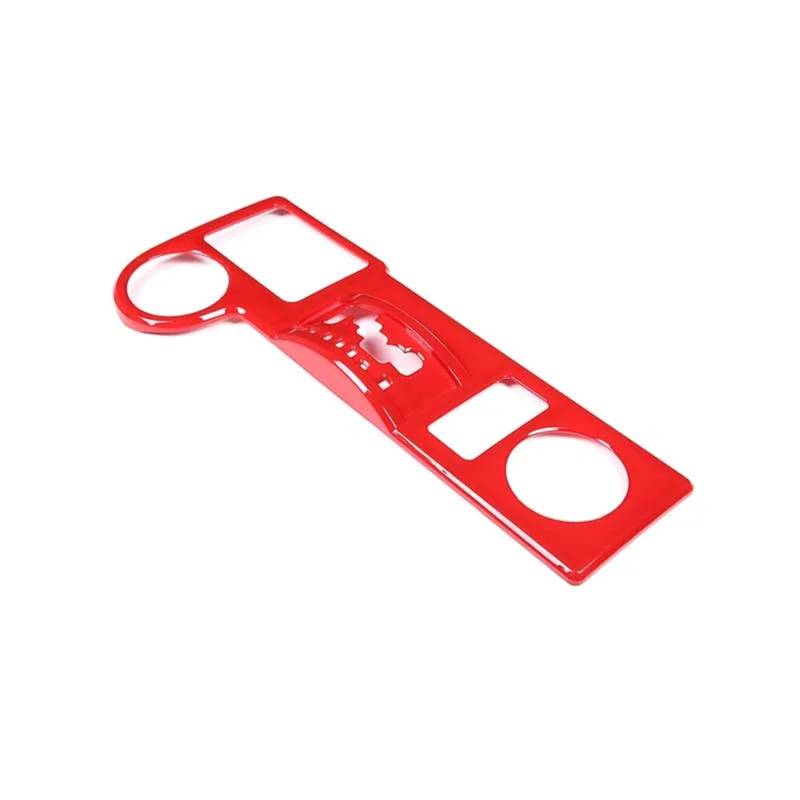 PanelMittelkonsole Für Toyota Für FJ Für Cruiser 2007-2021 ABS Kohlefaser Mattschwarz Auto Zentralsteuerung Getrieberahmenabdeckung Verkleidungsaufkleber Autozubehör Auto Konsolenrahmen(Red) von VOALVT