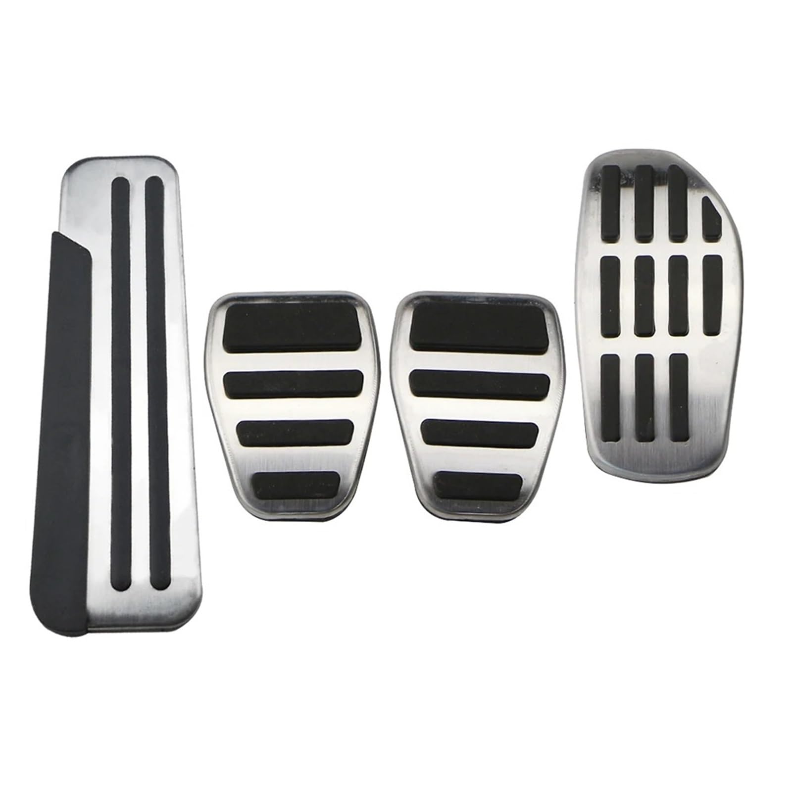 Pedale Für Captur Für Mitsubishi Für ASX 2019-2024 Auto Fuß Pedale Nicht-Slip Auto-Styling Pedal Auto Edelstahl Auto Zubehör Bremse Fußstütze(4pcs) von VOALVT