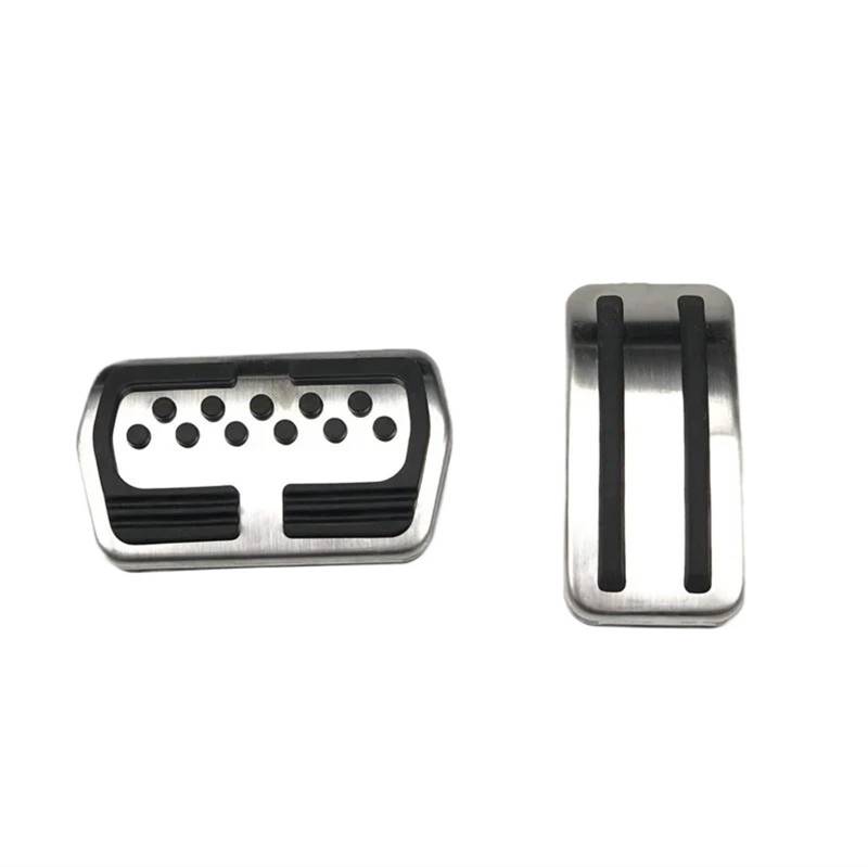 Pedale Für Ford Für Focus Für MK2 Für MK3 Für MK4 Für ST Für RS 2008-2021 Auto-Gas-Kraftstoffpedal-Set Bremspedale Ruhefußpedalabdeckungen Bremse Fußstütze(at 2pcs) von VOALVT