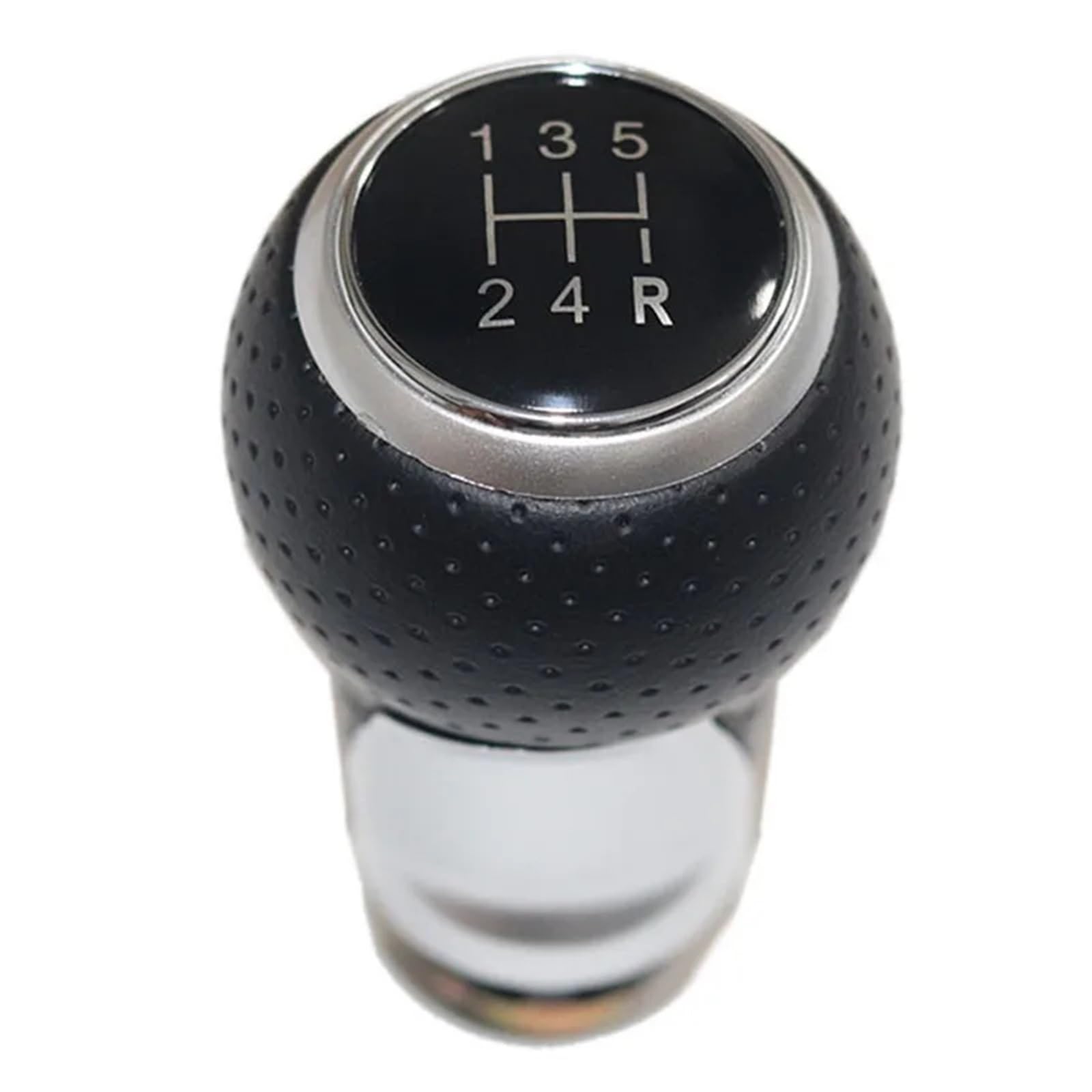 Schaltknauf Für S1 ​​2014-2018 Manueller Wählhebel Getriebegriff Ball Schaltknauf Hebel Wechselgetriebe Stick Shifter Schaltknüppel(12345R Silver) von VOALVT