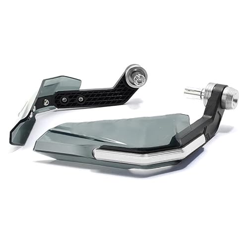 VOBOR Motorrad-Handschützer, hochfester, schlagfester Lenker-Windabweiser für Motorräder(Silber) von VOBOR