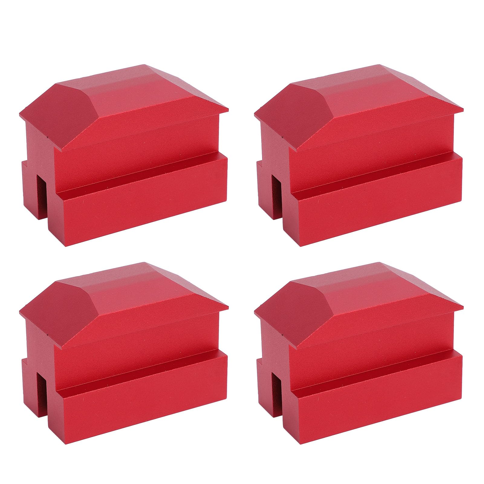 VOBOR Jack Lift Pad, 4PCS Jack Lift Pad Anodized Red Aluminiumboden -Jackschraube an Jackpunkten für die 6. Gen Camaro 2016 Bis 2018 von VOBOR