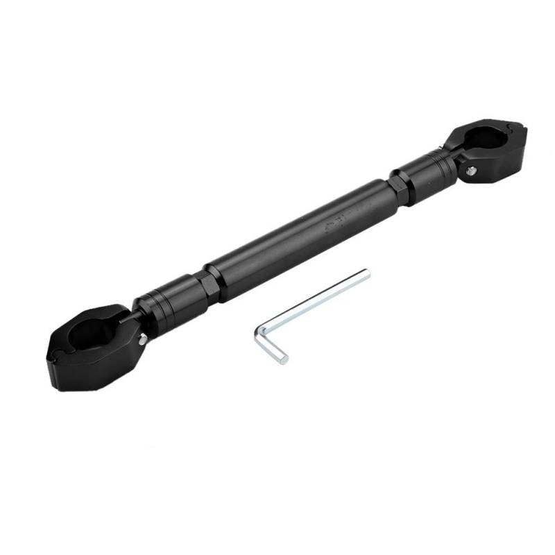 VOBOR Motorrad Balance Lenker, Motorrad Balance Bar, Universal 22mm Aluminium Alloy Cross Bar Lenker Motorrad Verstärken Hebel Zubehör(Black) von VOBOR