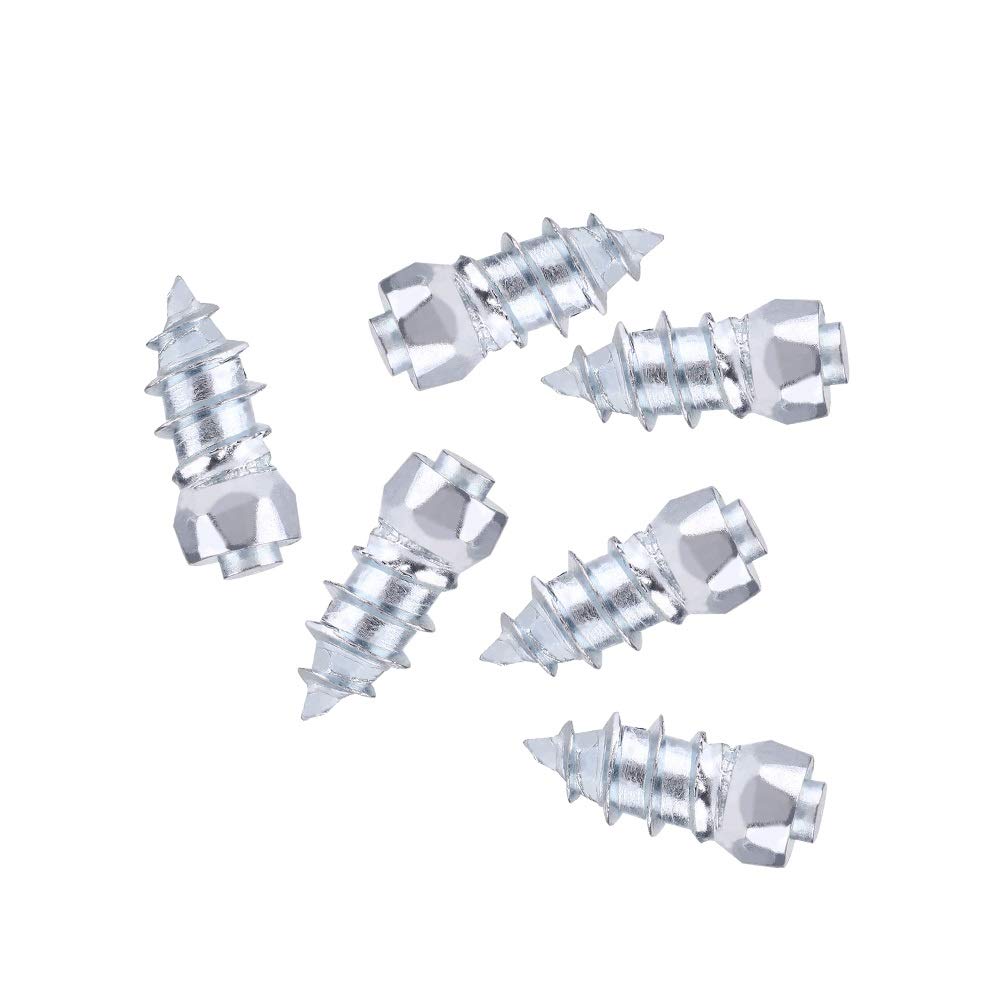 VOBOR Reifen Spikes, 100 Stück 15mm/0.59" Anti Rutsch Rad Reifen Schrauben Auto Reifen Bolzen Reifen Schnee Spikes für Auto SUV ATV von VOBOR