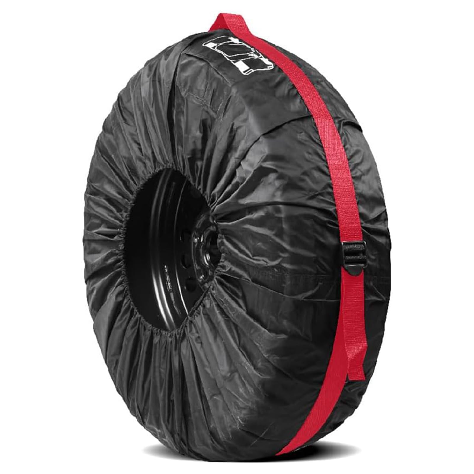 VOBOR Reifentasche, Reifentüten Waterproof Staubdicht Reifenbezug Reifenschutzhülle für Sauberer Transport und Lagerung,passend für 13,14,15,16,17,18 Zoll von VOBOR