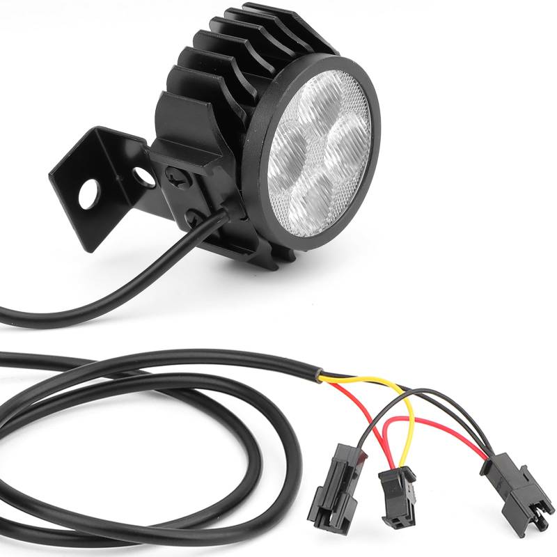 VOLOHAS 2-in-1 Scheinwerfer mit Hupe für Kugoo M4/M4 Pro Elektroroller, Frontlampe, wasserdicht und stoßfest, Zubehör für Elektroroller von VOLOHAS