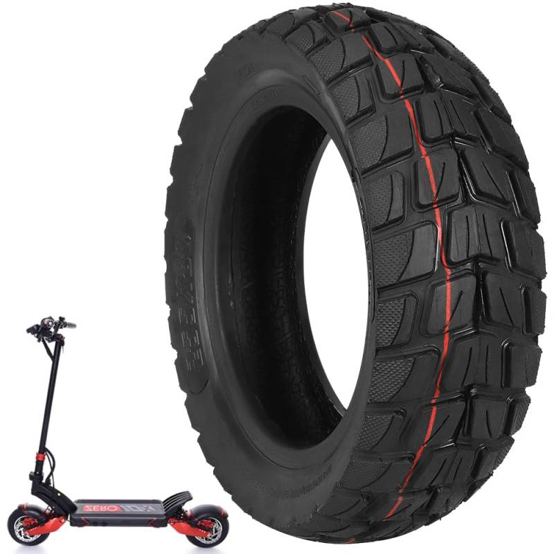 VOLOHAS 255 * 80 Offroad-Tubeless Reifen 10 Zoll Ersatzräder Reifen für Zero 10X Elektroroller Verdicktes Vorder und Hinterreifen Ersetzen (1 Stück) von VOLOHAS