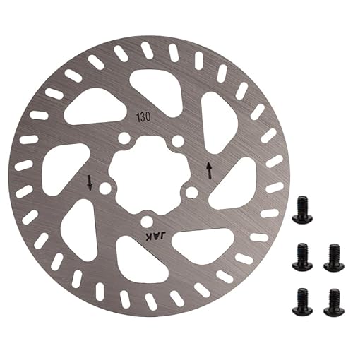 VOLOHAS Bremsscheibe für Xiaomi 4/4 Pro Bremsscheibe aus Edelstahl mit 5 Löchern Scheibenbremse Stück Rotor 130 mm für Elektroroller Bremsbeläge/Bremszubehör von VOLOHAS