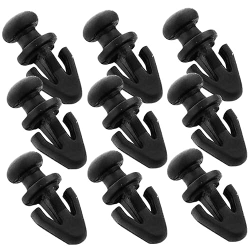 VORCOOL 10 Stücke Türdichtung Clips für Sill Unteren Gummi Dichtung Dichtungs Trim Clips Befestigungen für Ford Focus Fiesta Mondeo (Schwarz) von VORCOOL