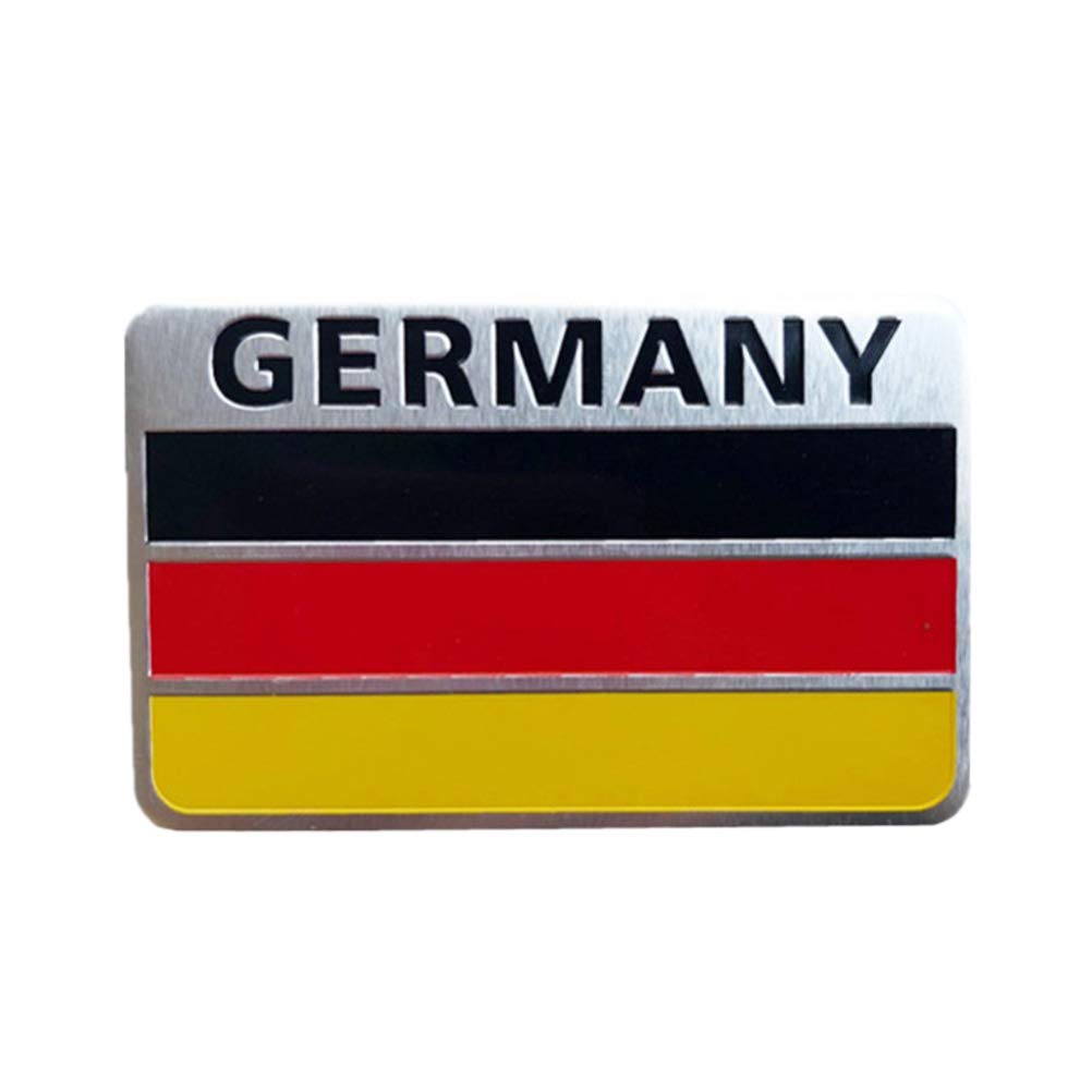 VOSAREA Deutschland Flagge Autoaufkleber 3D Metall Autoaufkleber Deutschland Emblem Auto Kleber Flagge Auto Dekoration von VOSAREA