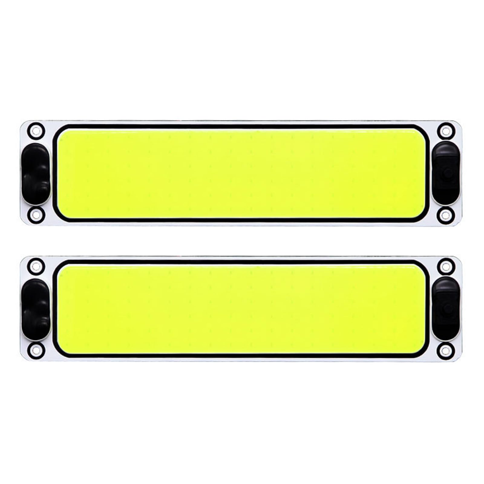 VOTOP 2Pcs COB Innenbeleuchtung 12-24V Wohnmobil Innenleuchten mit Schalter Verlängerungskabel 108 COB LED Leuchtstofflampe für Camper Van Wohnwagen LKW Boot Küche Kühles Weiß von VOTOP