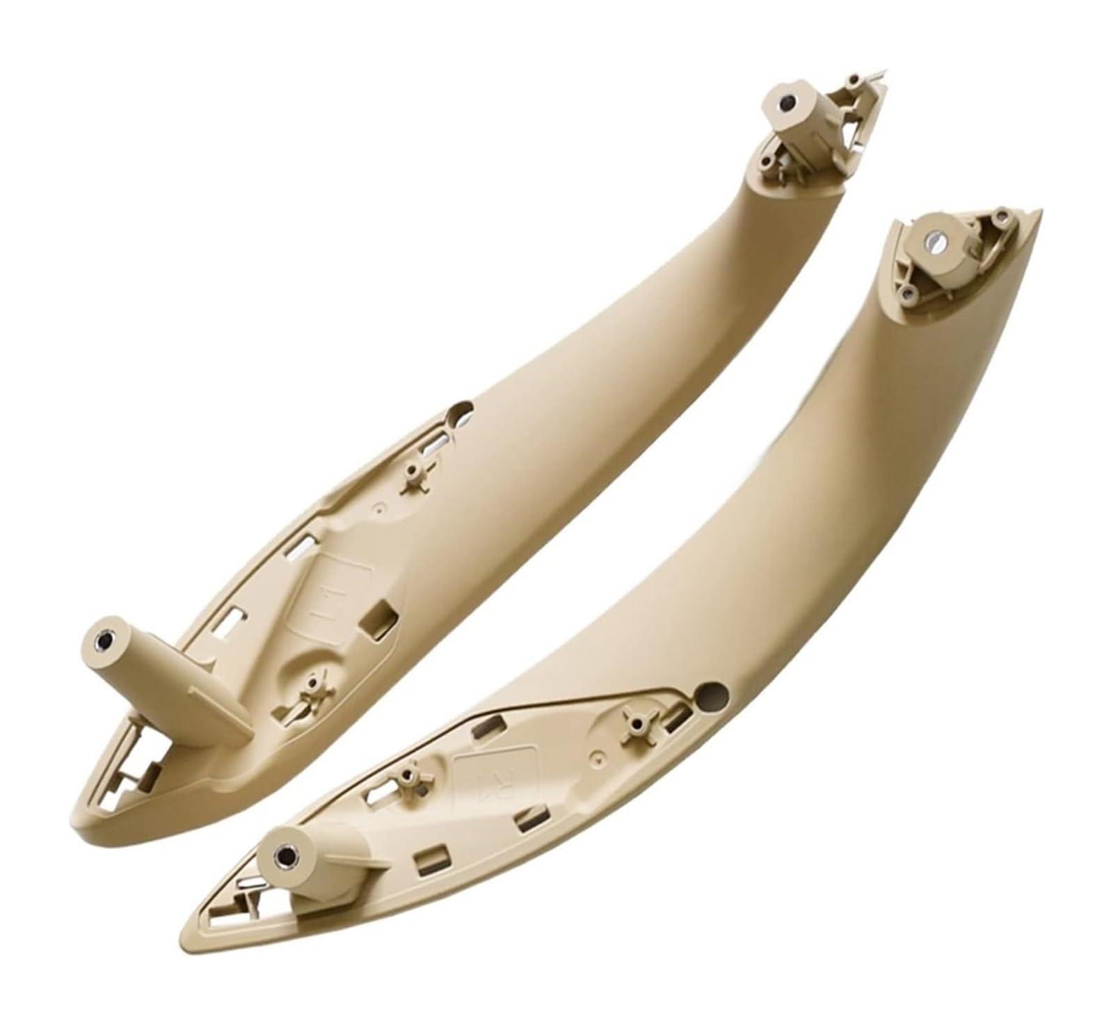 Auto Innentürgriffe Für B&MW 3er F30 F80 F31 F32 F33 F34 F35 F36 2013–2018 Auto-Innentürgriff-Zug-Trim-Abdeckungszubehör(Beige-2pcs-rear) von VPLPEREQAK