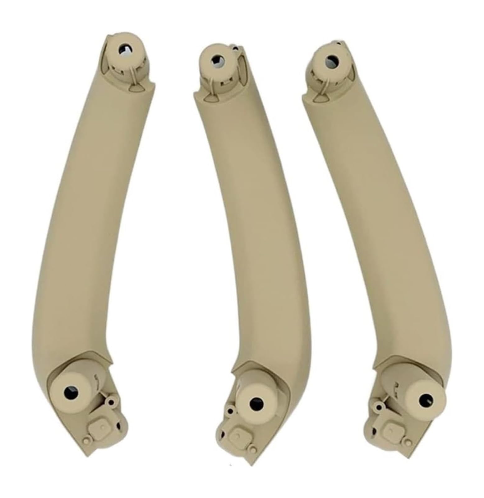 Auto Innentürgriffe Für B&MW X3 X4 F25 F26 2010–2017 LHD RHD Auto Links Vorne Innentürgriff Panel Pull Trim Cover Zubehör(Lhd 3pcs Set Beige) von VPLPEREQAK